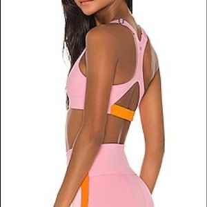 Splits59 Pink Nectarine Workout Set Whitley Bra Leggings (XS)